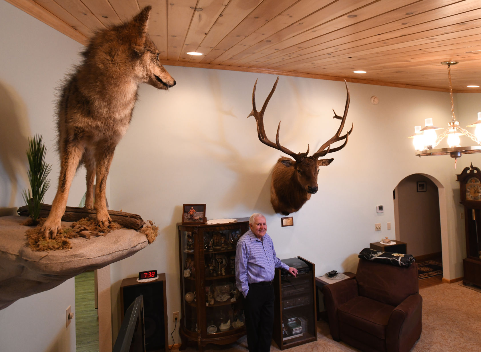 Elk hunter John Gilbert